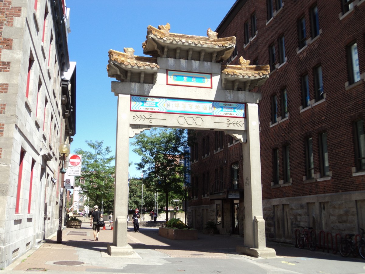 Chinese Gate in Montreal