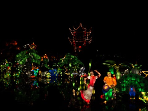 Chinese lanterns at the Montreal Botanical Gardens