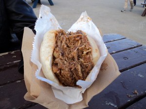 Pulled pork sandwich