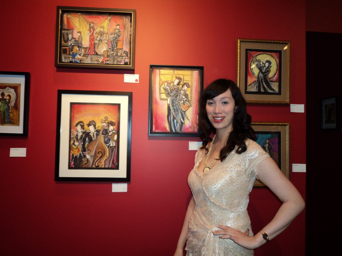 Genevieve P.M. Roy and her nail polish art collection