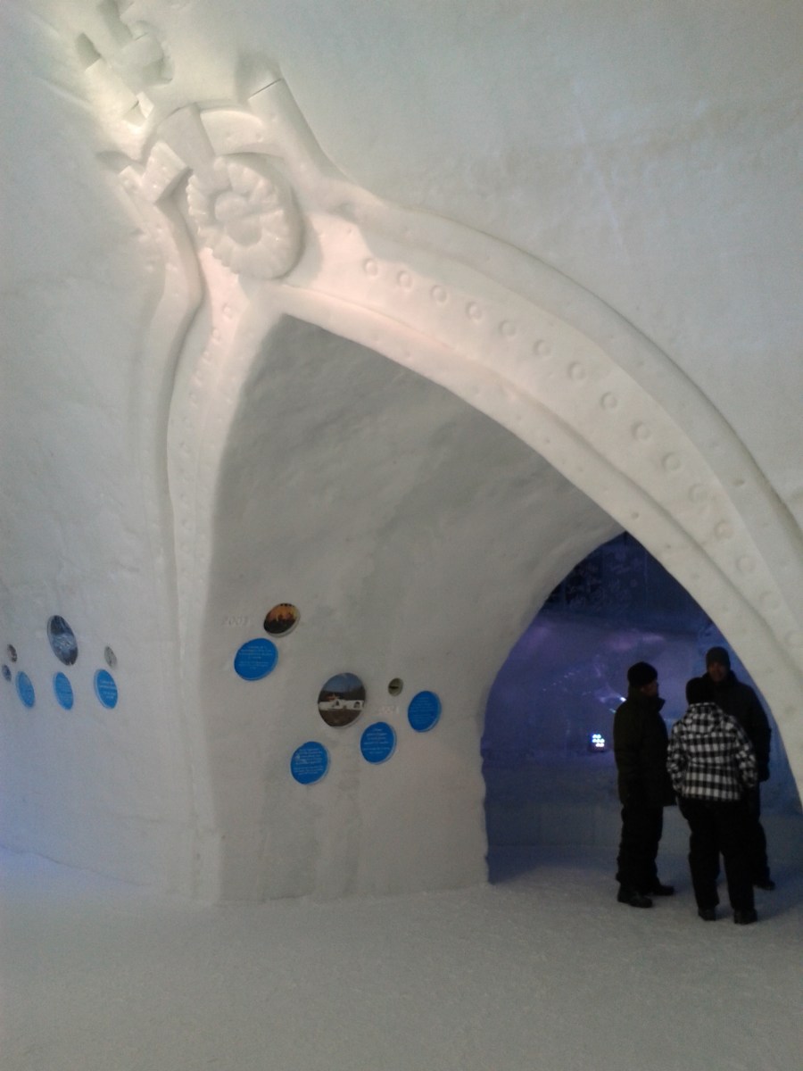 Ice Hotel doorway