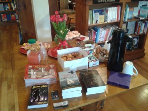 Goodies at Authors for Indies Day